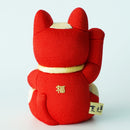 MANEKI NEKO FENG SHUI DX RED (M), Beckoning Lucky Cat, Edo Art Dolls