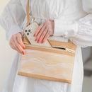 BEIGE MONT BLANC, Sacoche Bag, Nishijin Textile