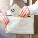  ホワイト ショートケーキ｜西陣織【サコッシュ】