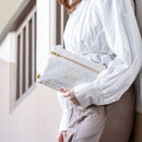  ホワイト ショートケーキ｜西陣織【サコッシュ】