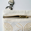  ホワイト ショートケーキ｜西陣織【サコッシュ】