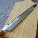 GOH UMANOSUKE YOSHIHIRO SHIRAJI STEEL WATER-GRILLED HONYAKI YANAGIHA KNIFE 300MM MIRROR SURFACE WAVE FLOATING-SENBON, Sakai Knives