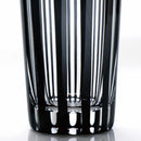 KUROCO STRIPED TUMBLER, Edo Kiriko Glass