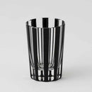 KUROCO STRIPED SHOT GLASS, Edo Kiriko Glass