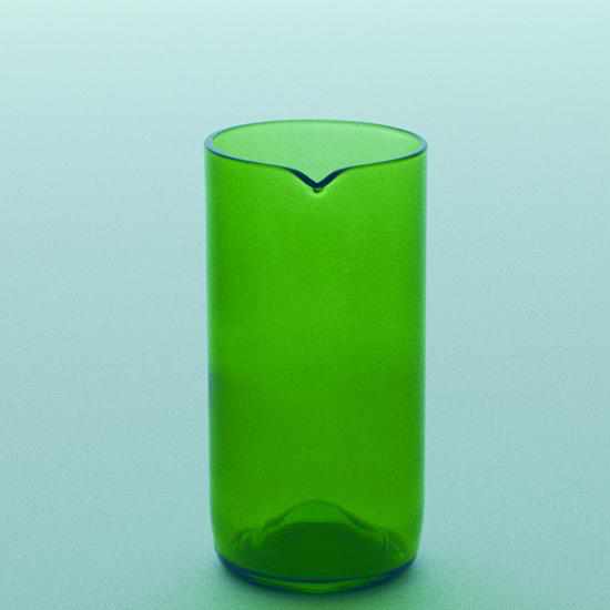 FUNEW CARAFE L GREEN, Edo Kiriko Glass