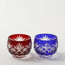 HOSHIKENBISHI MARU GUINOMI PAIR, Edo Kiriko Glass