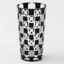 KUROCO TAMA CHECKERED TUMBLER, Edo Kiriko Glass