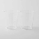 THIN OLD M 2-PIECE SET IN A WOODEN BOX, Edo Glass