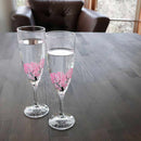 SAKURA MAGIC (2 PIECES), Champagne Glass, Mino Ware