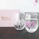 丸モ高木 冷感 桜 フリーグラス ペアセット【美濃焼】