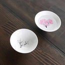 SAKURA MAGIC (2 PIECES), Sake Cup, Mino Ware