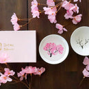 SAKURA MAGIC (2 PIECES), Sake Cup, Mino Ware