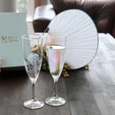 丸モ高木 冷感 花火 シャンパングラス ペアセット【美濃焼】