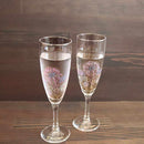 丸モ高木 冷感 花火 シャンパングラス ペアセット【美濃焼】