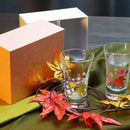 AUTUMN LEAVES MAGIC (2 PIECES), Glass, Mino Ware