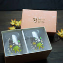 丸モ高木 冷感 紅葉 フリーグラス ペアセット【美濃焼】