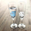 SNOWFLAKE MAGIC (2 PIECES), Champagne Glass, Mino Ware