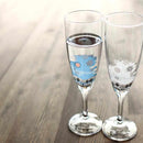 SNOWFLAKE MAGIC (2 PIECES), Champagne Glass, Mino Ware