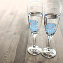 SNOWFLAKE MAGIC (2 PIECES), Champagne Glass, Mino Ware