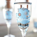 SNOWFLAKE MAGIC (2 PIECES), Champagne Glass, Mino Ware