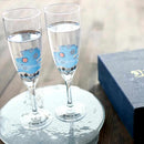 SNOWFLAKE MAGIC (2 PIECES), Champagne Glass, Mino Ware