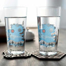 丸モ高木 冷感 雪結晶 タンブラー ペアセット【美濃焼】