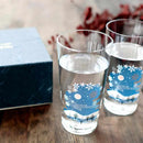 丸モ高木 冷感 雪結晶 タンブラー ペアセット【美濃焼】