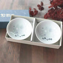 SNOWFLAKE MAGIC (2 PIECES), Sake Cup, Mino Ware