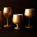 GOLD WINE PORCELAIN GLASS (SHORT), Cup, Mino Ware