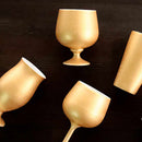 GOLD WINE PORCELAIN GLASS (SHORT), Cup, Mino Ware