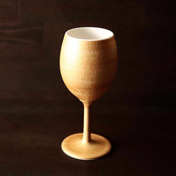 GOLD WINE PORCELAIN GLASS (SLIM), Cup, Mino Ware