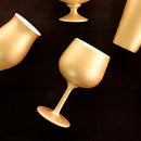 GOLD WINE PORCELAIN GLASS, Cup, Mino Ware