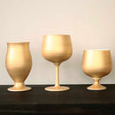 GOLD WINE PORCELAIN GLASS, Cup, Mino Ware