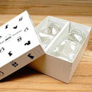 丸モ高木 冷感 牛乳スマイルグラス (ワンワン&ネコ)【美濃焼】