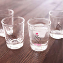 COLOR & DESIGN CHANGE HEART (4 PIECES), Shot Glass, Mino Ware