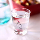 COLOR & DESIGN CHANGE HEART (4 PIECES), Shot Glass, Mino Ware