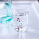 COLOR & DESIGN CHANGE HEART (4 PIECES), Shot Glass, Mino Ware