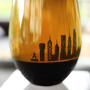 丸モ高木 夕日を眺めるグラス 香港（1個）【美濃焼】