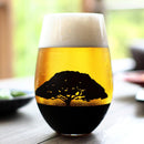 SUNSET IN HAWAII, Glass, Mino Ware