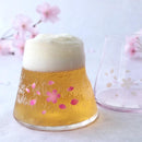 丸モ高木 冷感桜舞富士山 宝永グラス ピンク（1個）【美濃焼】