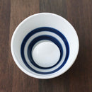 CHERRY BLOSSOMS & MT FUJI (1 PIECE) SOUNDING SAKAZUKI, Sake Cup, Mino Ware