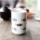 TUNA TOUR COLOR & DESIGN CHANGING, Japanese Tea Cup, Mino Ware