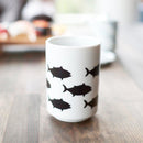 TUNA TOUR COLOR & DESIGN CHANGING, Japanese Tea Cup, Mino Ware