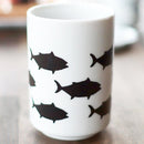 TUNA TOUR COLOR & DESIGN CHANGING, Japanese Tea Cup, Mino Ware
