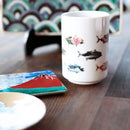 TUNA TOUR COLOR & DESIGN CHANGING, Japanese Tea Cup, Mino Ware