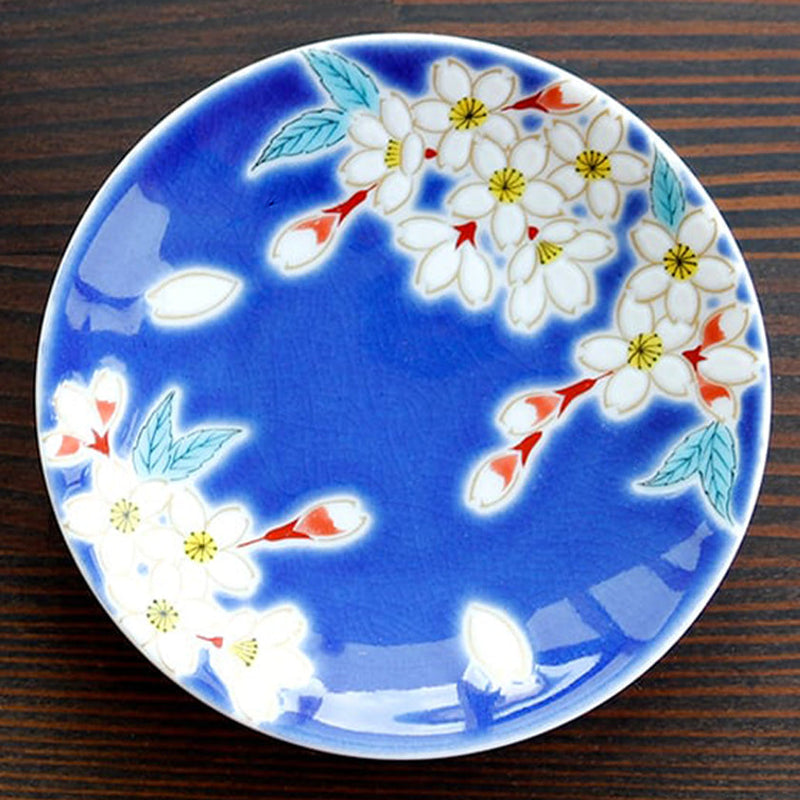 SAKURA, Mamezara (豆皿), Small Dish, Kutani Ware
