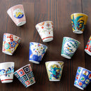 YORAKUMON, Sake Cup, Kutani Ware