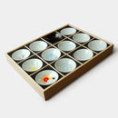 12 PIECES SET SHUN JAPAN JAPANESE TRADITION MAGIC, Sake Cup, Mino Ware