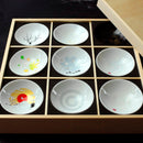 9 PIECES SET SHUN JAPAN JAPANESE TRADITION MAGIC, Sake Cup, Mino Ware