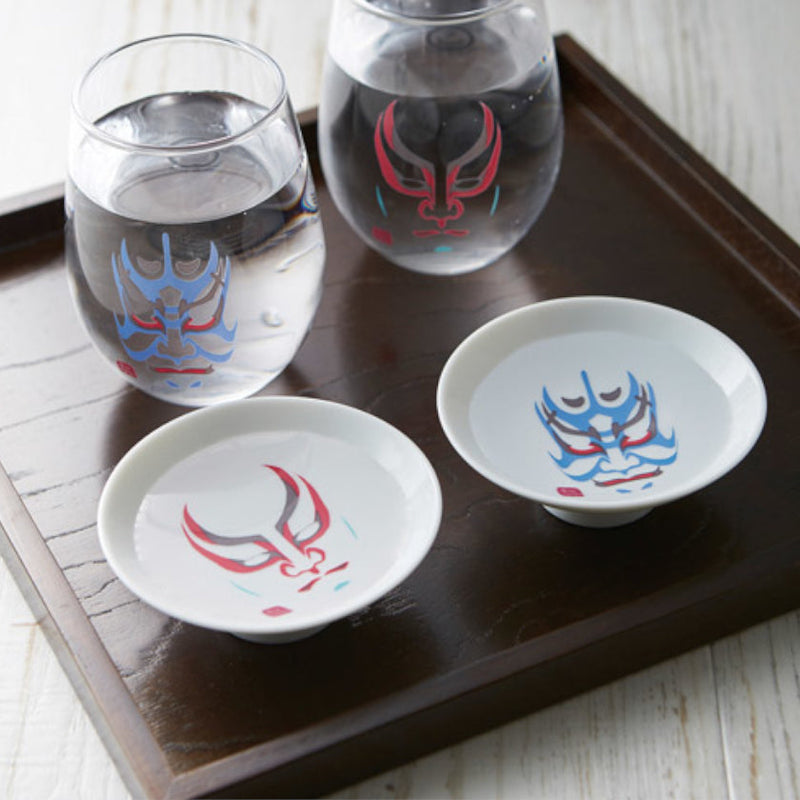 2 Pieces Set KABUKI GLASS |  Color & Design Change | Marumo Takagi